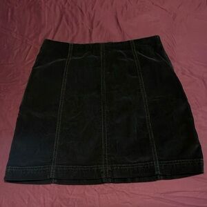 Free People corduroy mini skirt